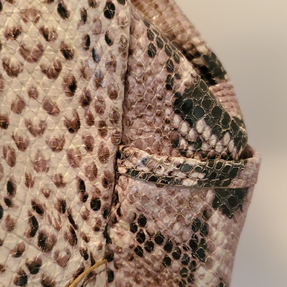 Elaine TURNER,New Snakeskin Patterned Women's Bag,large With Side Pockets - Picture 4 of 6